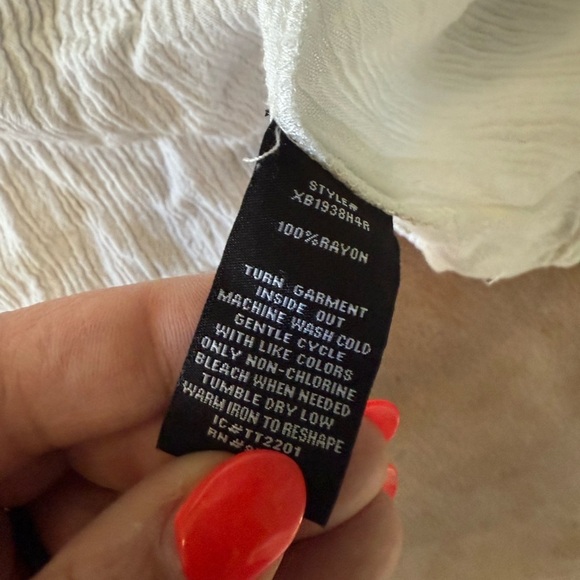 Sanctuary Boho White Off The Shoulder Blouse Women’s Size Large - Picture 6 of 8